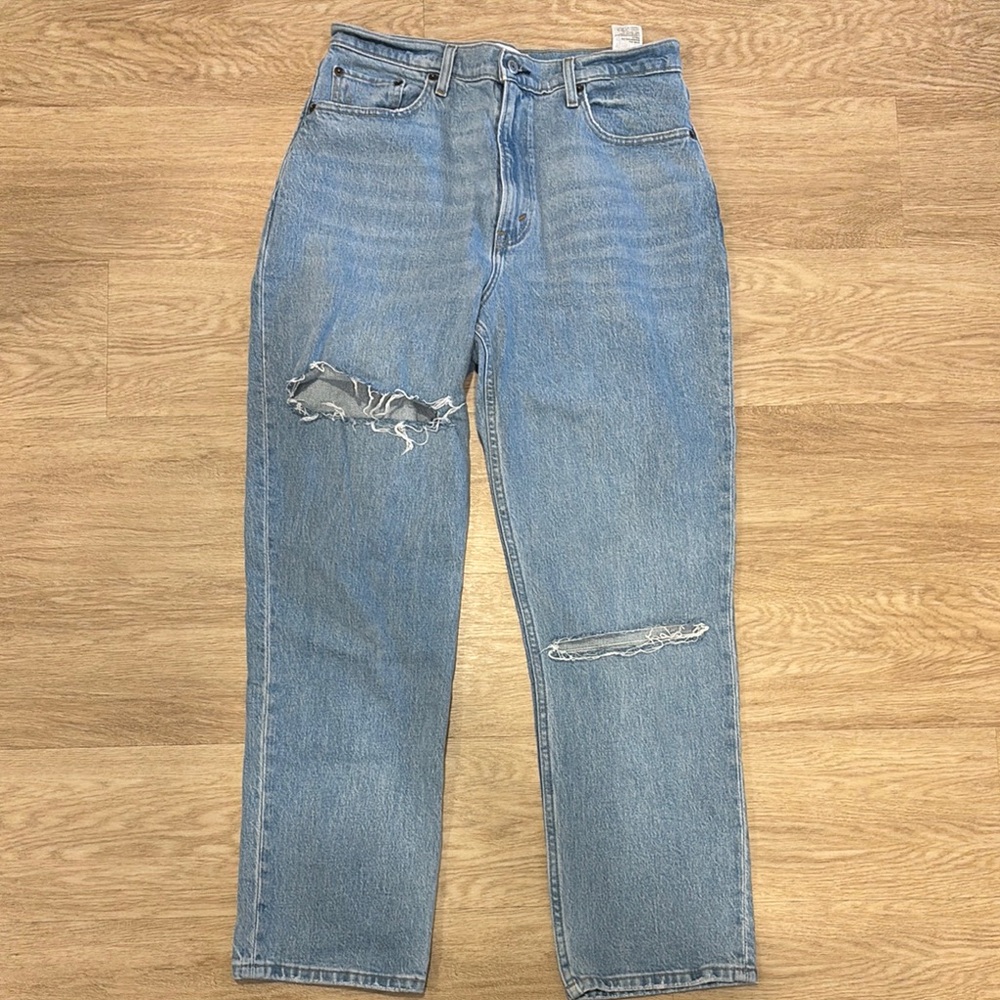 Abercrombie & Fitch Light Blue Ultra High Rise Jeans